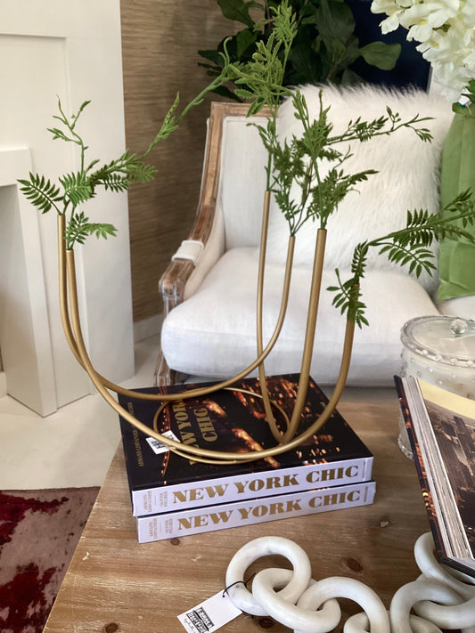 Brass Tube Vase