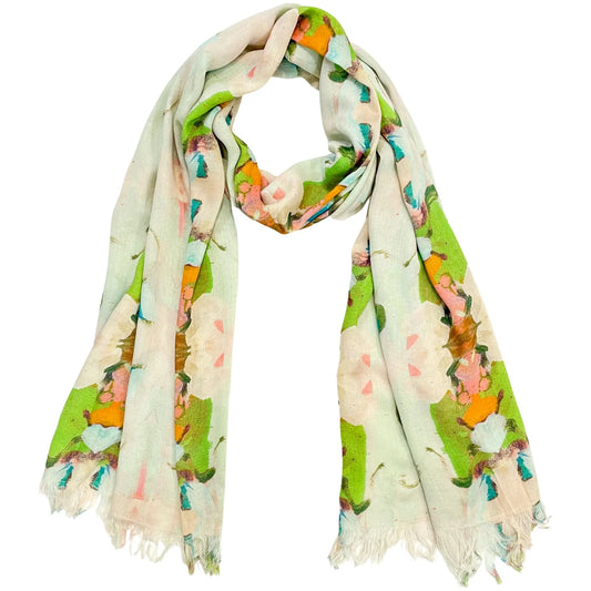 Monet’s Garden Green Wrap