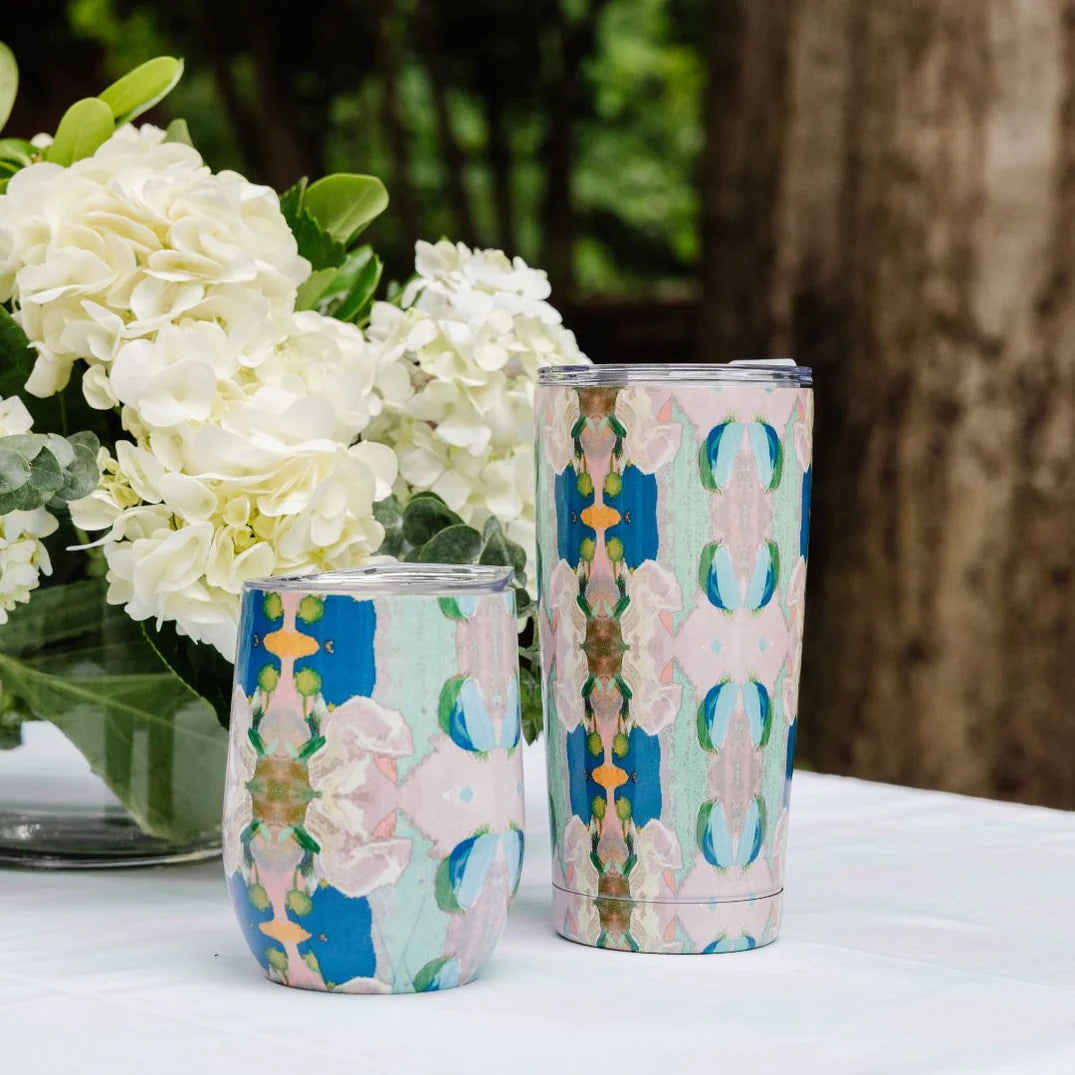 Monet’s Garden Navy Tall Tumbler