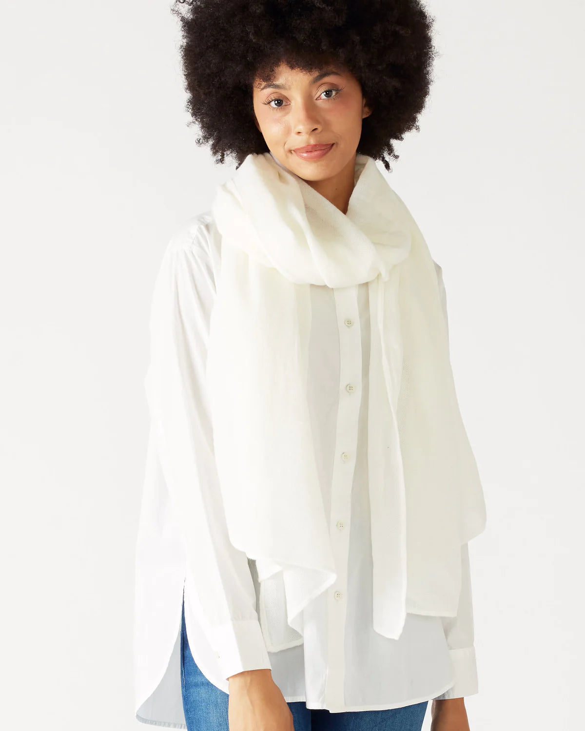 GoLightly Scarf - Pearl White