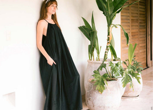 Tulum Patio Dress Black