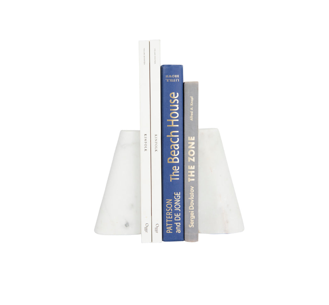 Marble Book Ends