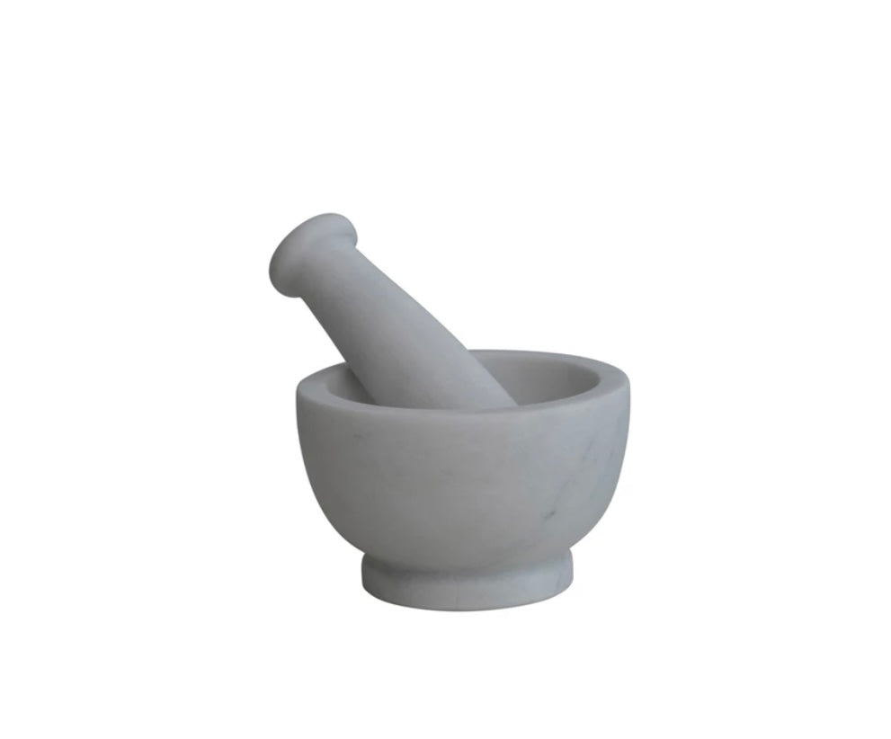 Marble Mortar & Pestle