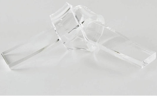 Lucite Bow Knot Clear