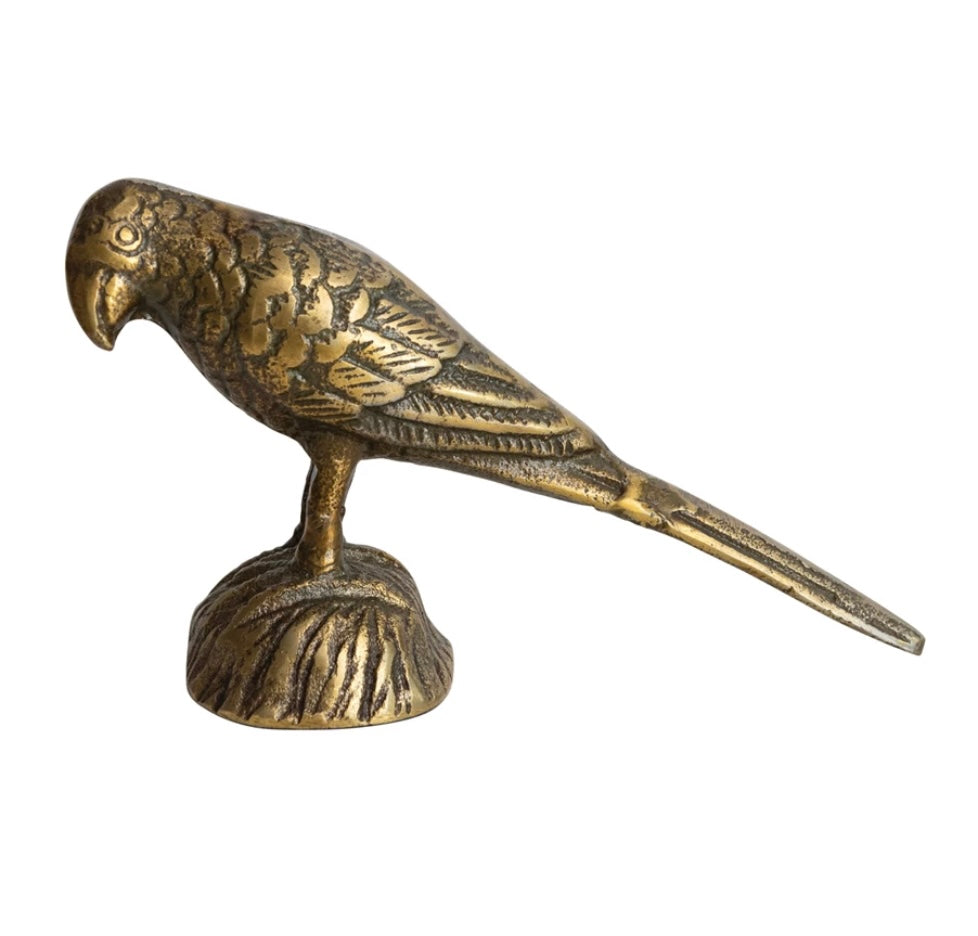 Antique Gold Finish Bird