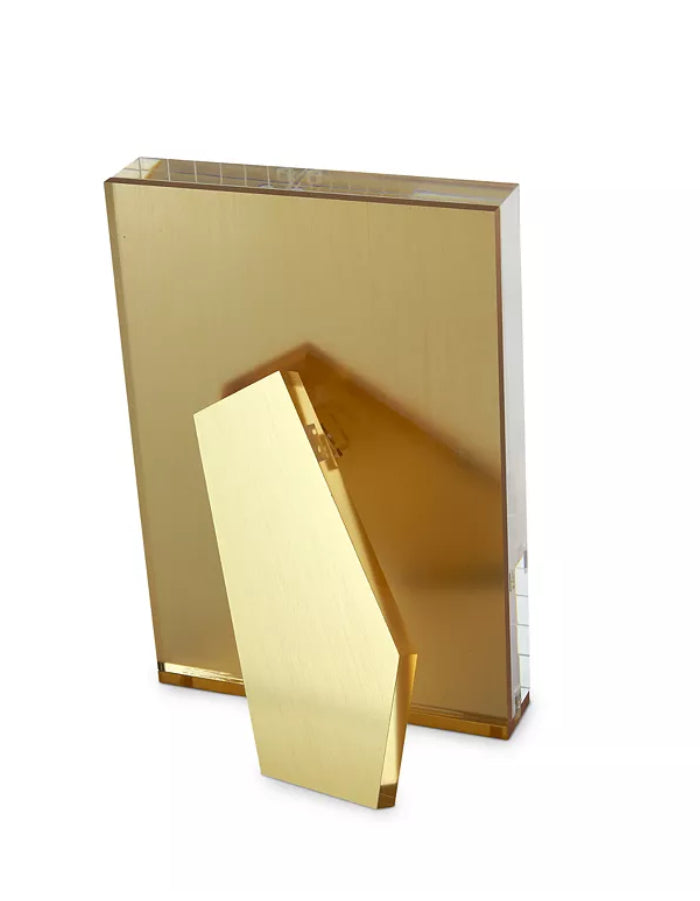 Gold Lucite Frame 4x6