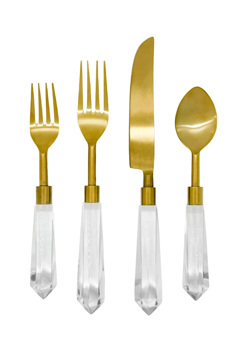 Acrylic Flatware Set - Clear