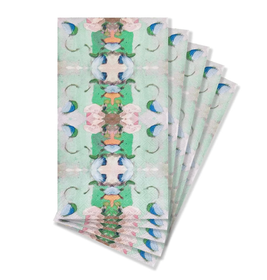 Monet's Garden Green - Guest Towel